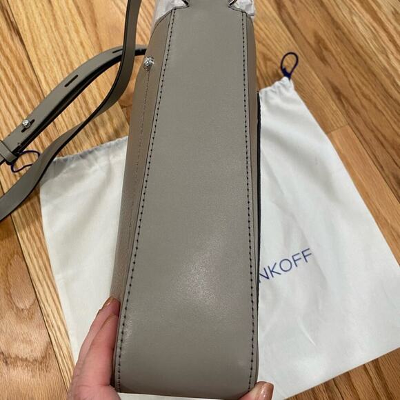 Rebecca Minkoff Jody Pebbled Leather Feed Bag Purse - Picture 15 of 15